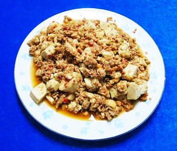 虾酱炒豆腐